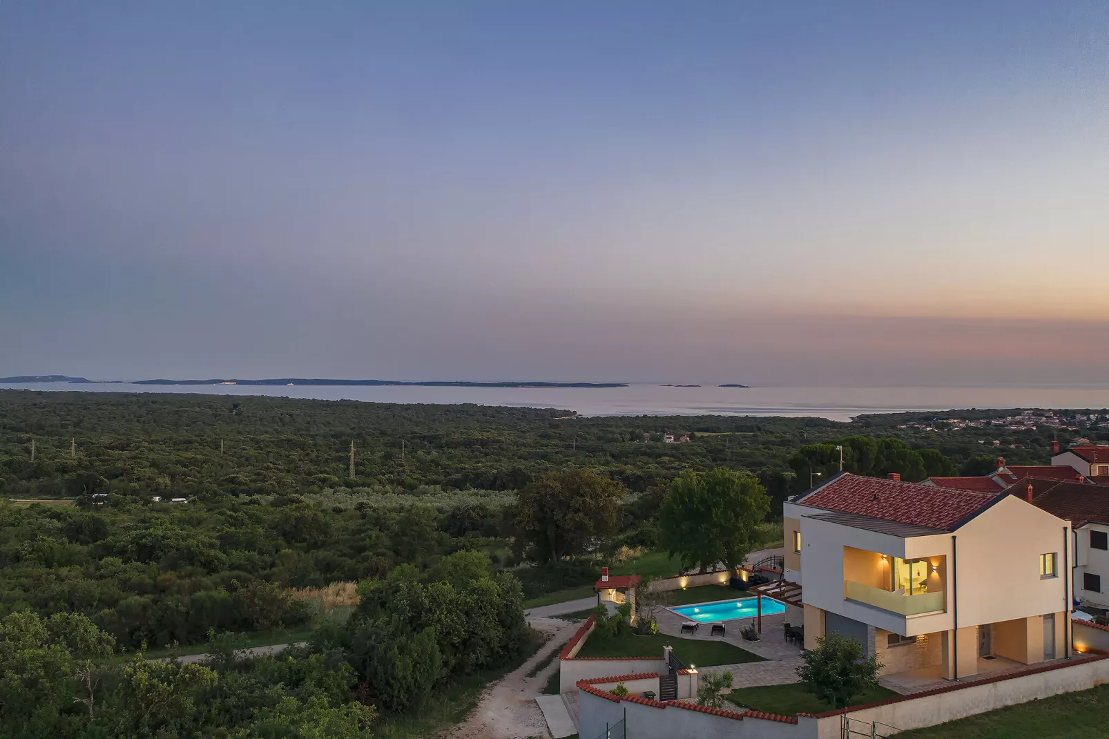 Villa White-Exterior summer