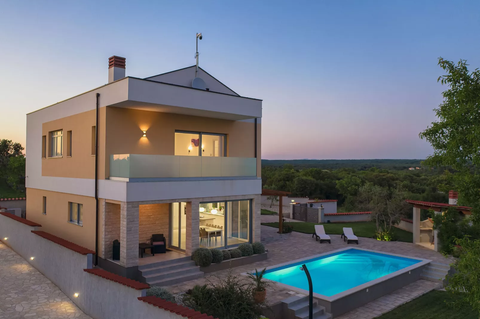 Villa White-Pool