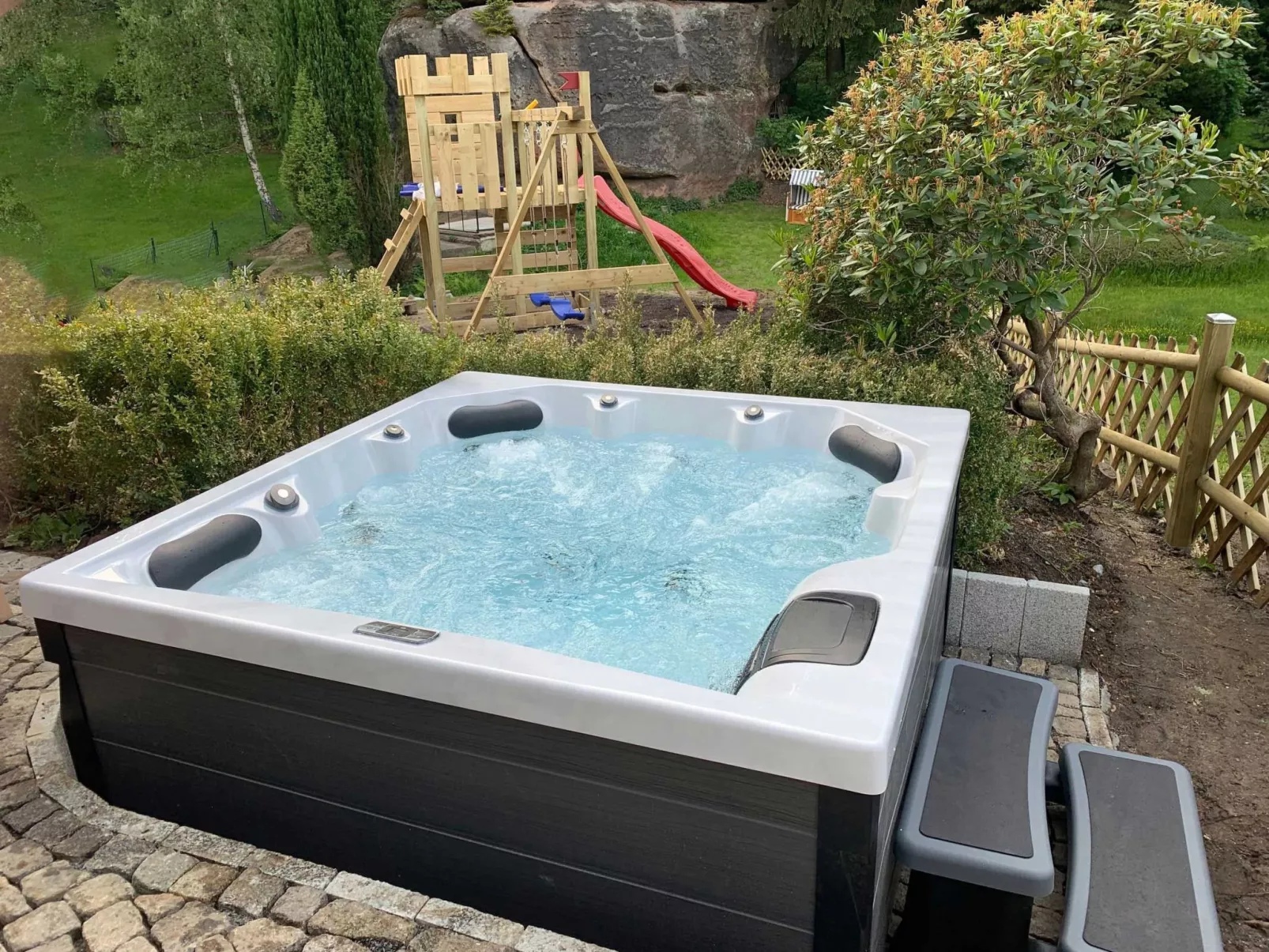 Waldferienhaus Dunja mit Sauna, Whirlpool, direkt am Waldrand, Kletterfelsen - Image-tags.info