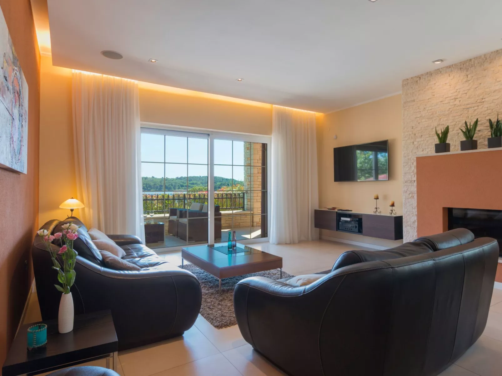 In Pomer mit privatem beheizten Pool und Meerblick - Image-tags.info