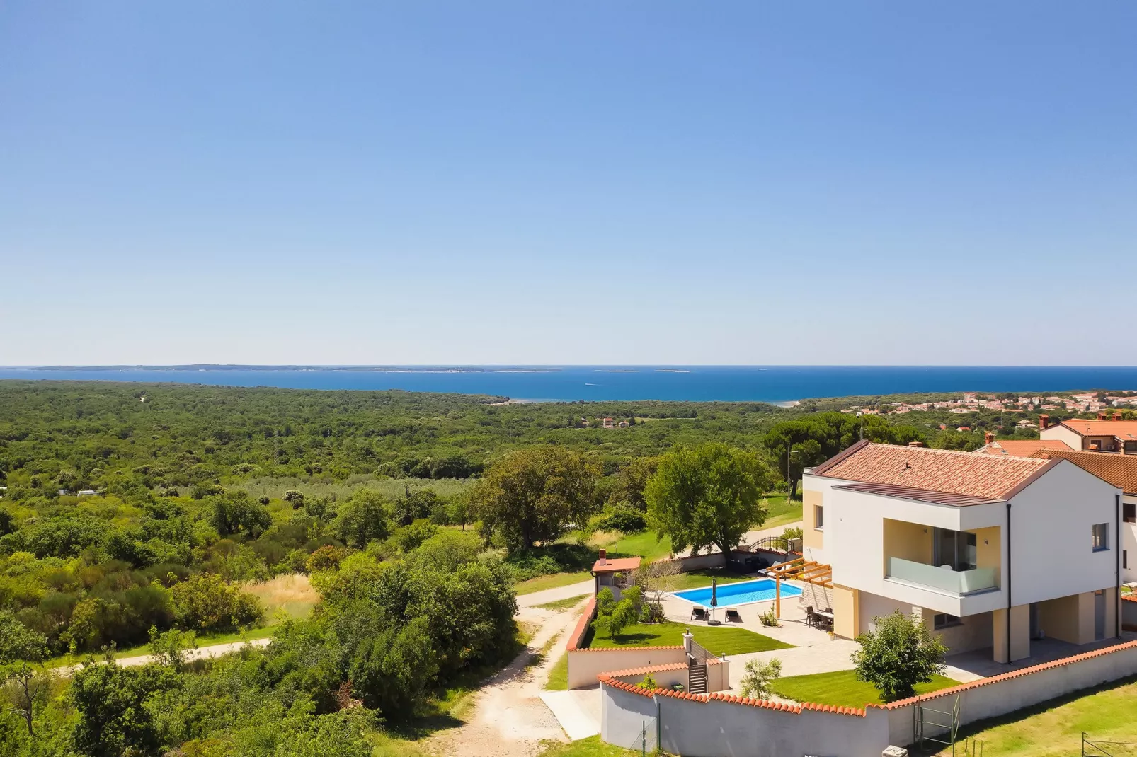 Villa White-Exterior summer