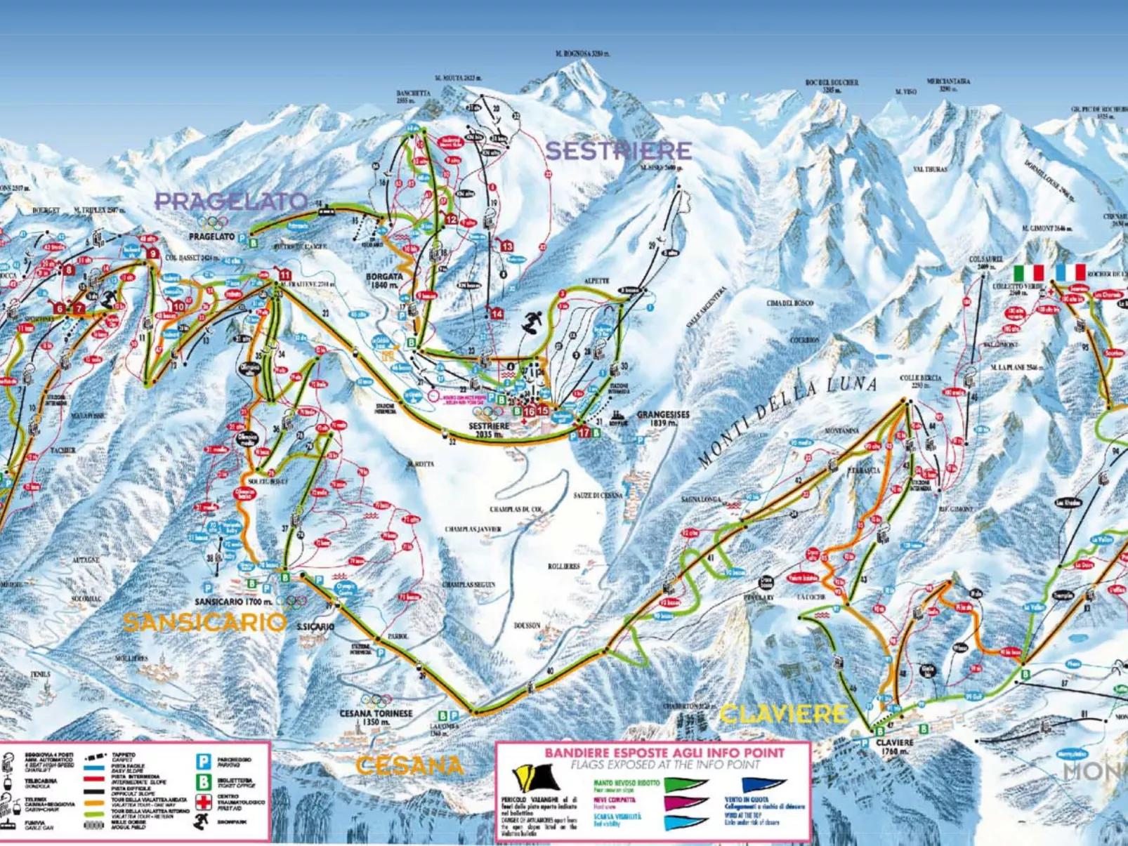 Teleo Vacanze - Olympisches Dorf Sestriere - Area