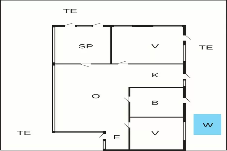 5 star holiday home in Skummeslövsstrand - Floor plan