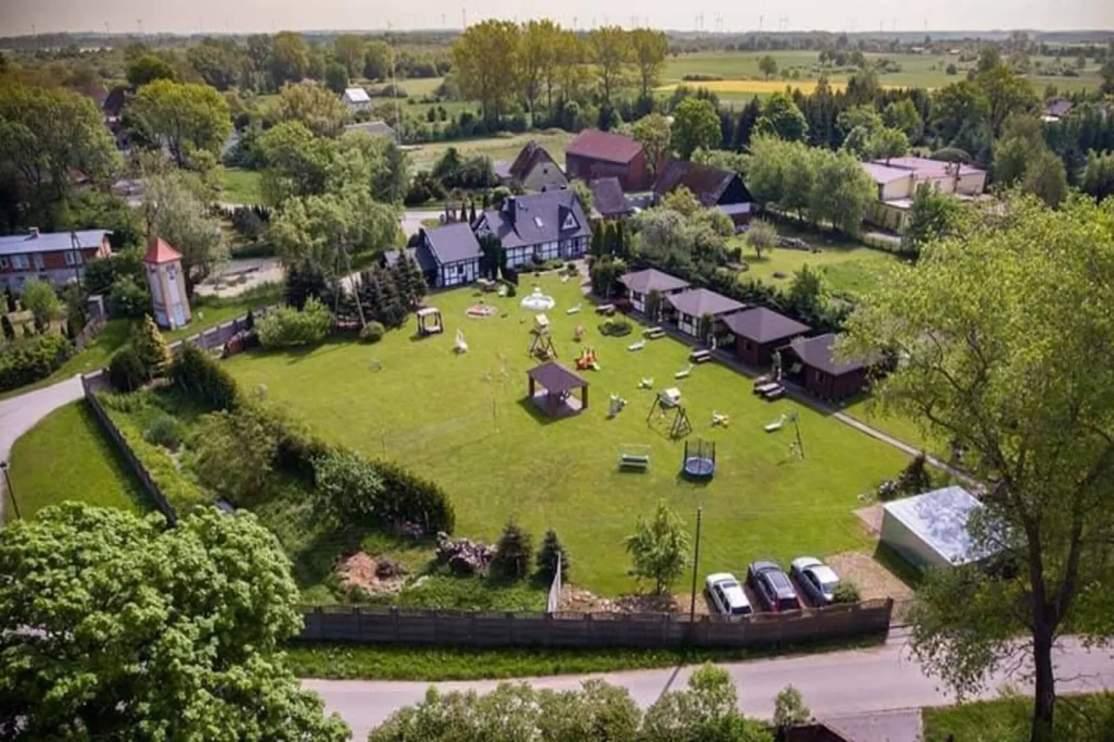 	Domki parterowe TYP A Łącko - Areas within 1km in summer