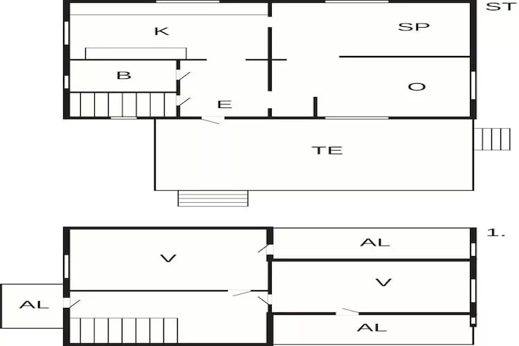 Maison de vacances pour 7 a DOCKSTA-Plan