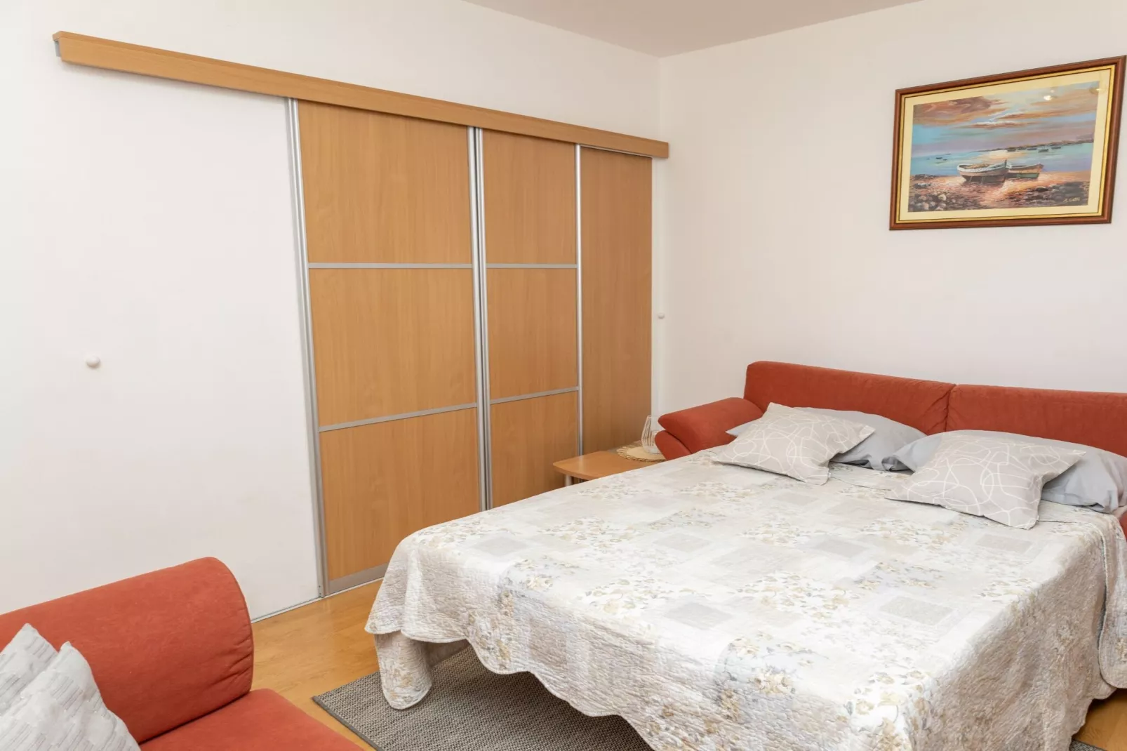 Apartments Sea Line - Two Bedroom Apartment with Terrace and Sea View-Chambre