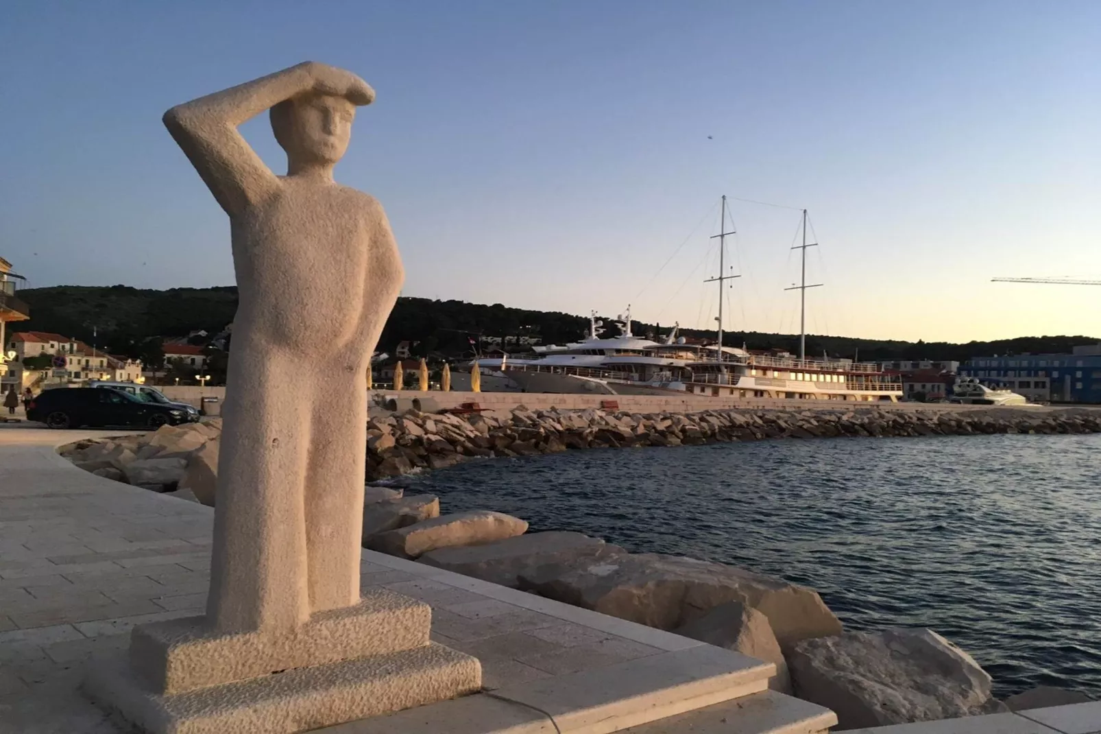 Sunset view apartment - One bedroom apartment with balcony and sea view-View