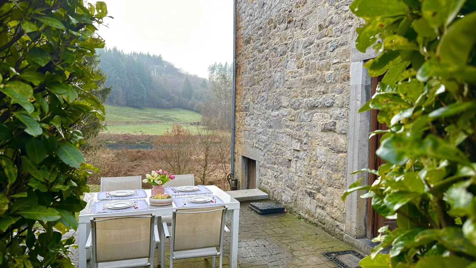 Gite de Montaigle - Terrasse/Balkon