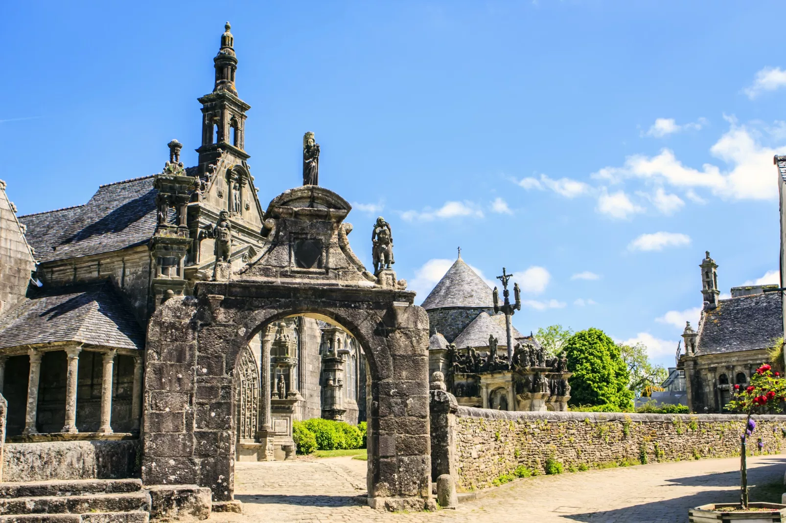 Maison de ville avec terrasse/jardin Guerlesquin-Gebiete Sommer 20 km