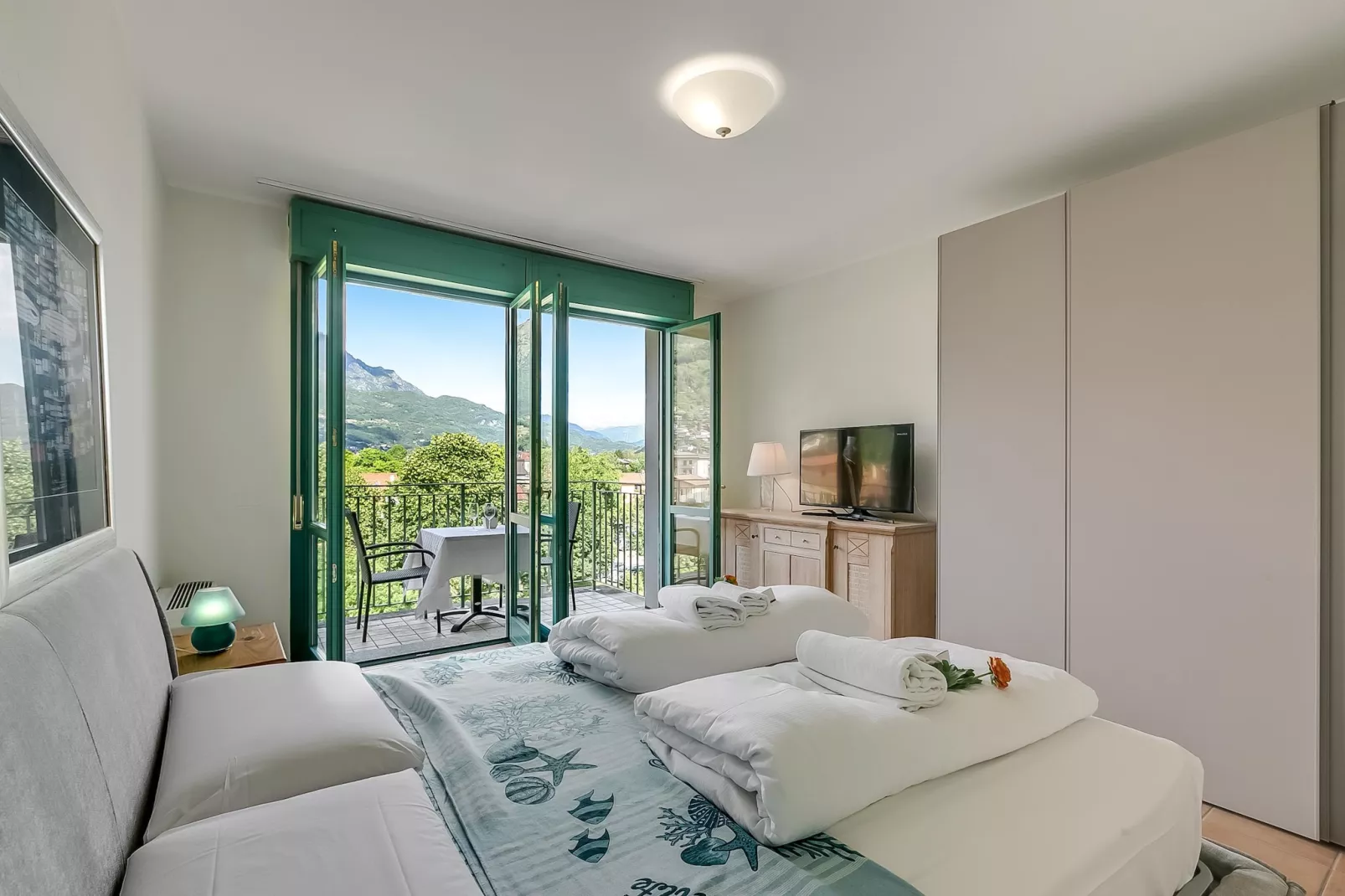 RESIDENCE PORTO LETIZIA - PALACE-1ROOM APT 4 PAX MOUNTAIN VIEW DELUXE8204 - P1MD4 - Bedroom
