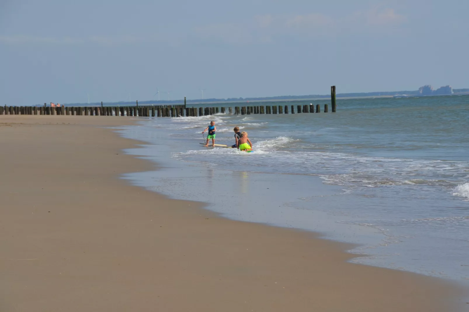 Strand Dishoek 345/346-Gebiete Sommer 1 km