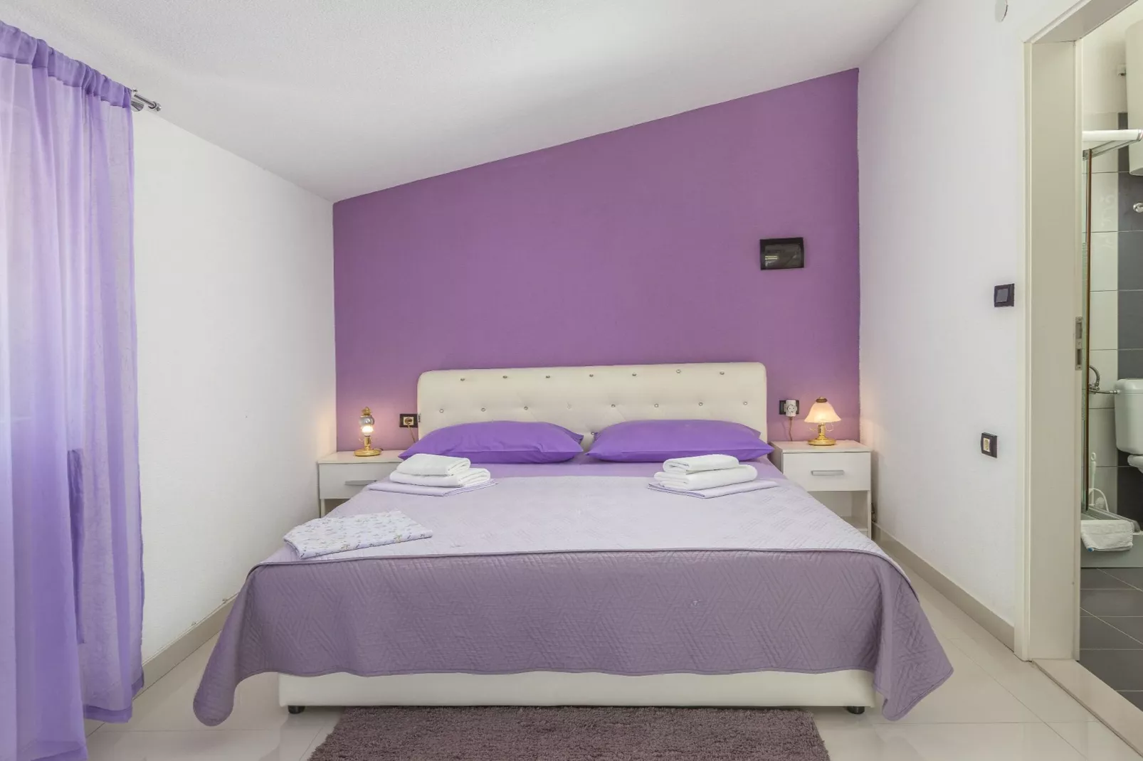 Villa Blanka - Six Bedroom Villa with Swimming Pool and Sea View-Schlafzimmer