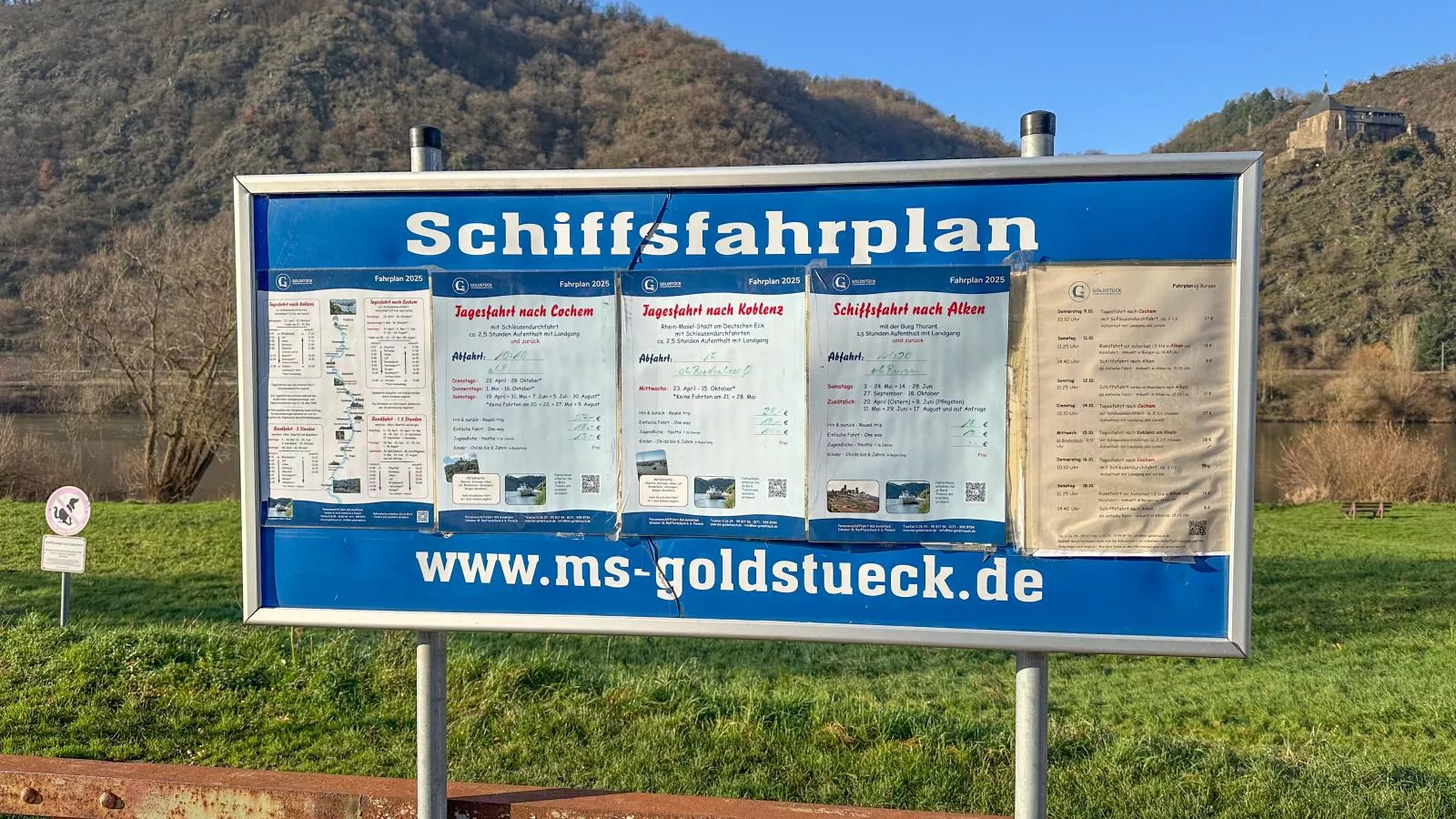 Burgen - Gebiete Sommer 1 km