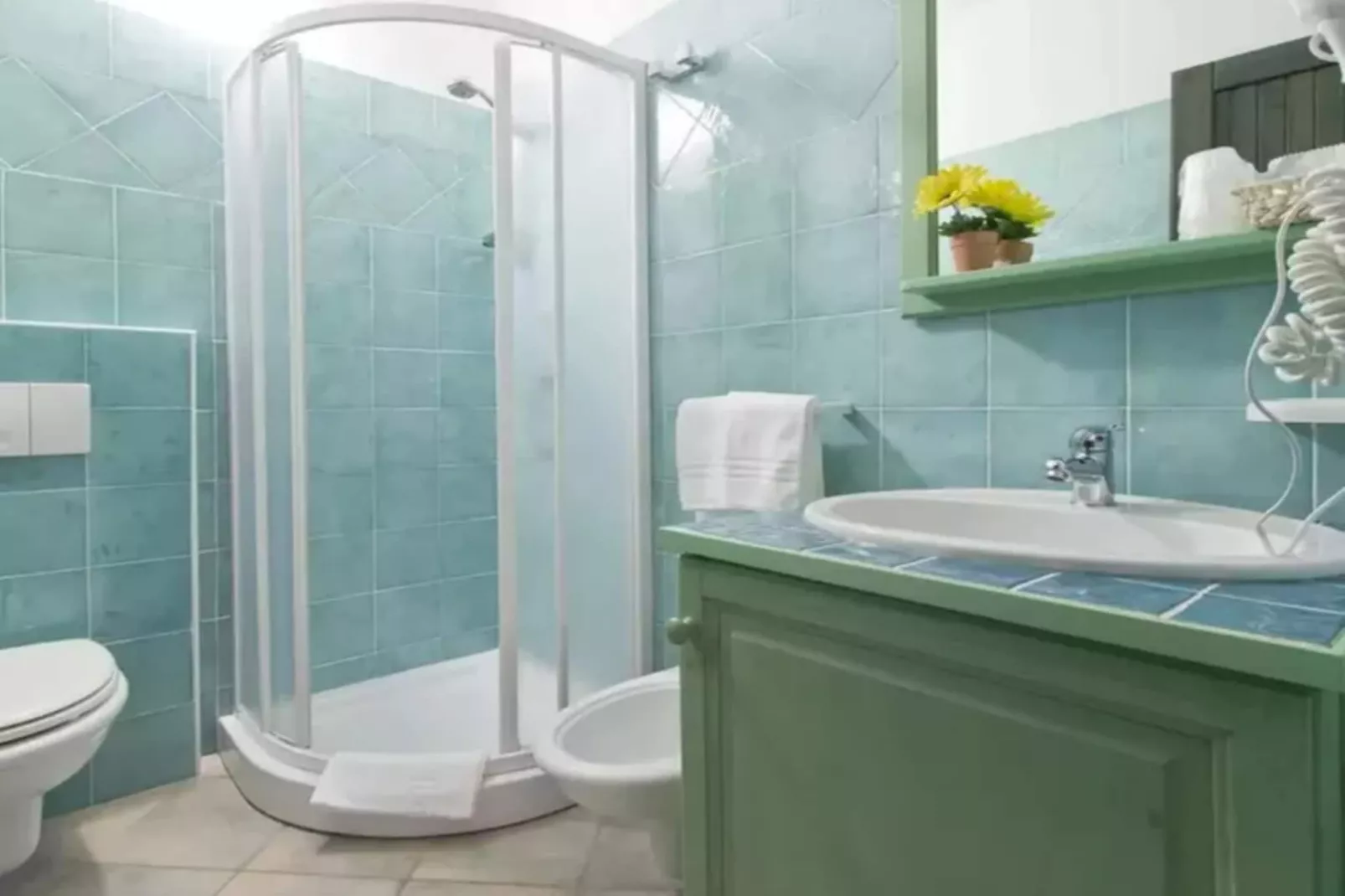 Residence Club Gli Ontani APARTMENT 2 BEDROOMS - 6 PAX - TYPE A R6A-Badezimmer