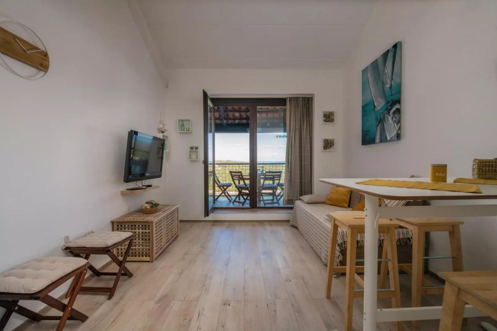 Apartment Baselak - Duplex One Bedroom Apartment with Balcony and Sea View - Indoor