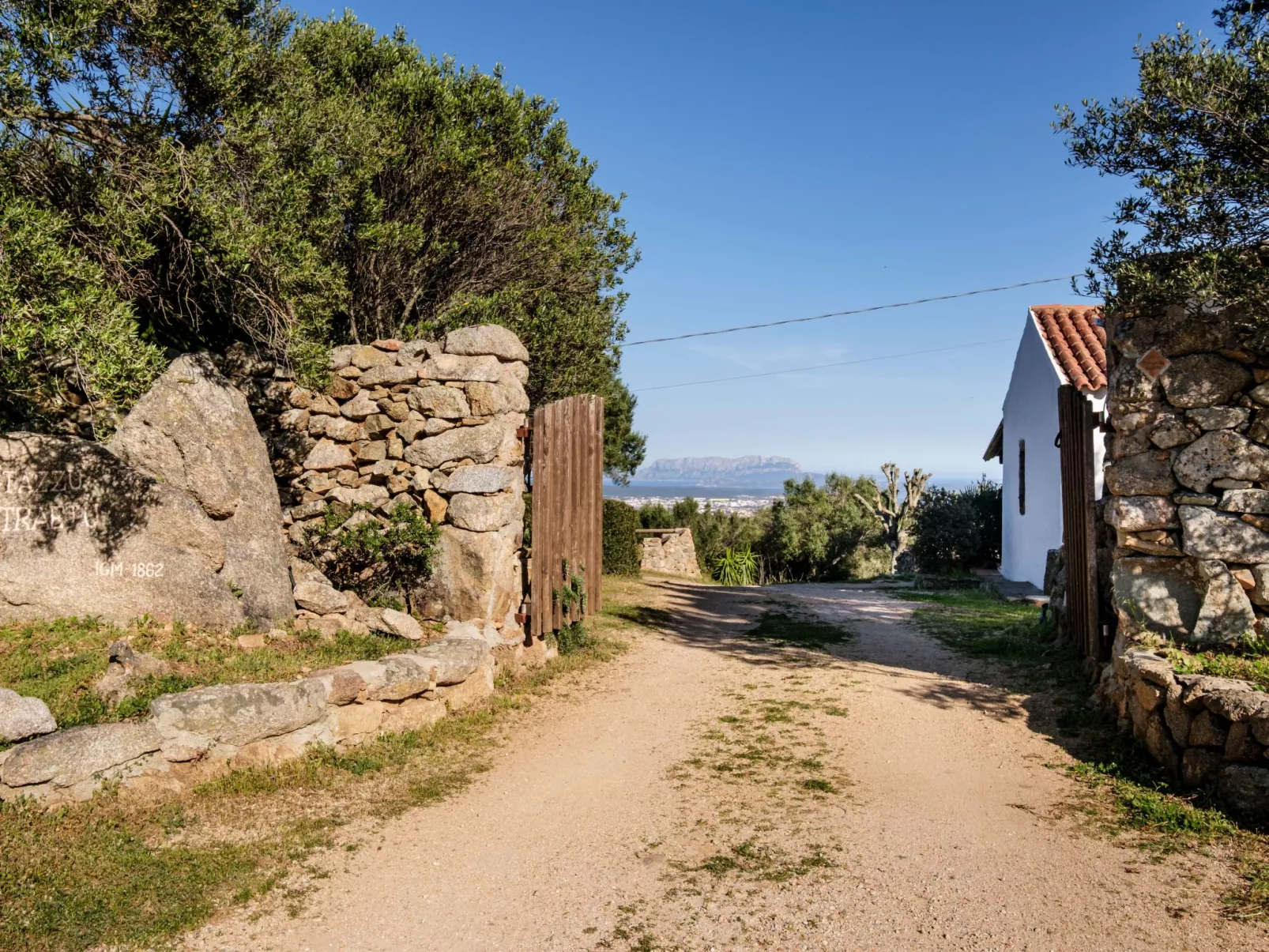Altes gallurisches Bauernhaus mit Blick auf Olbia - Inside