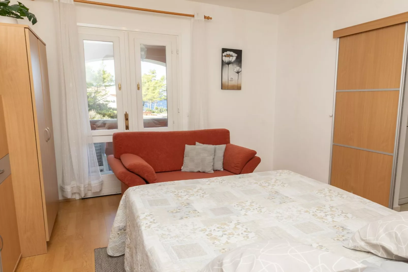 Apartments Sea Line - Two Bedroom Apartment with Terrace and Sea View-Chambre