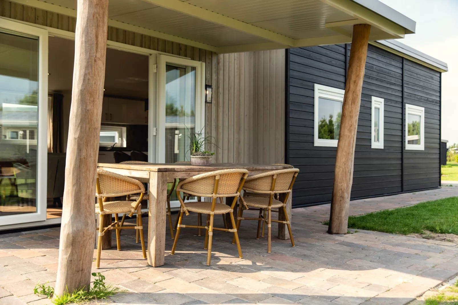 Raccoon Lodge-Terrasse / balcon