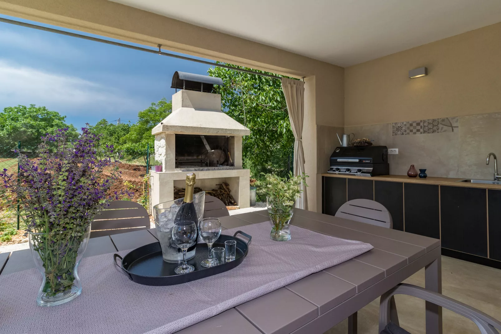 Villa My Koltrina-Balcon-terrasse