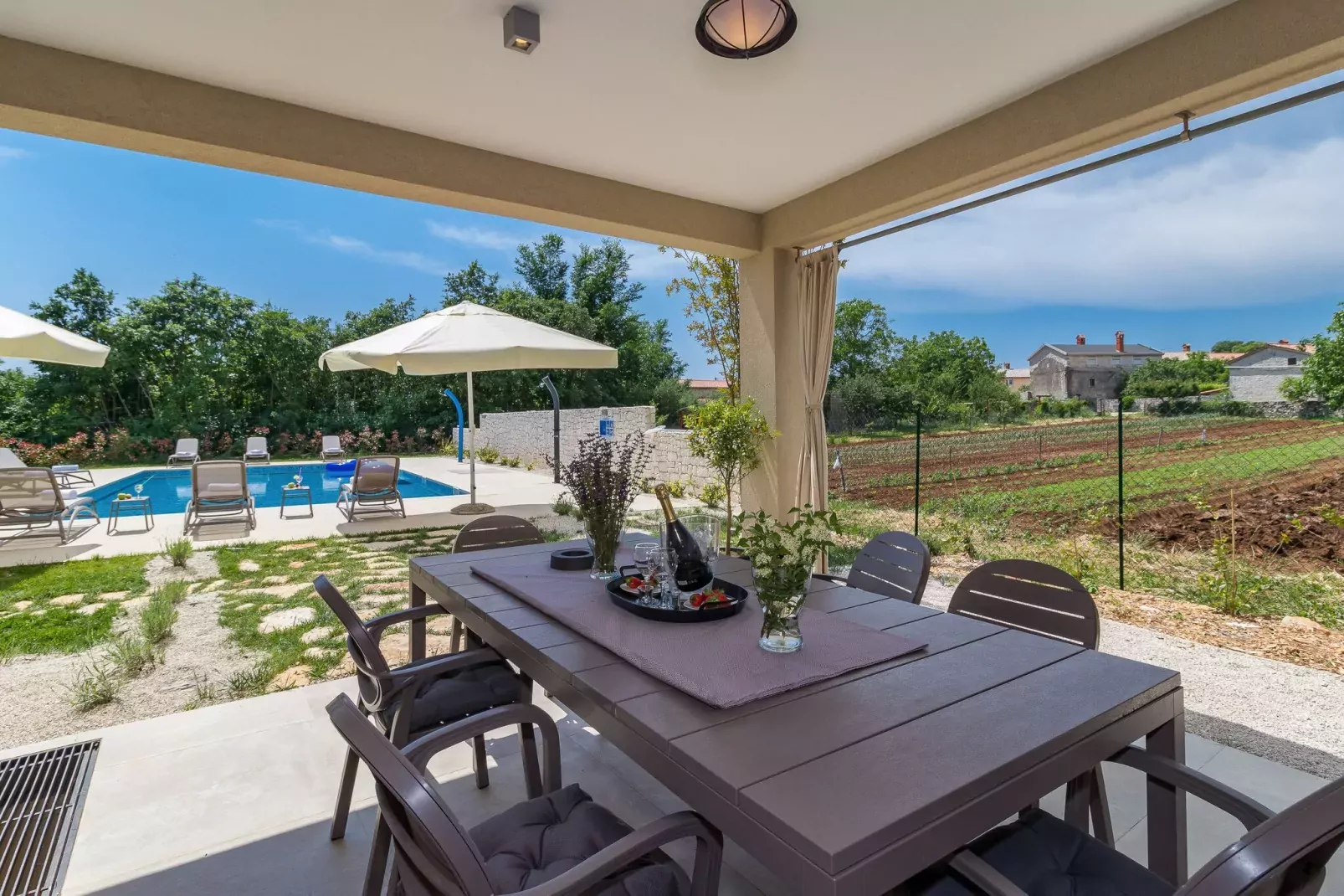 Villa My Koltrina-Balcon-terrasse
