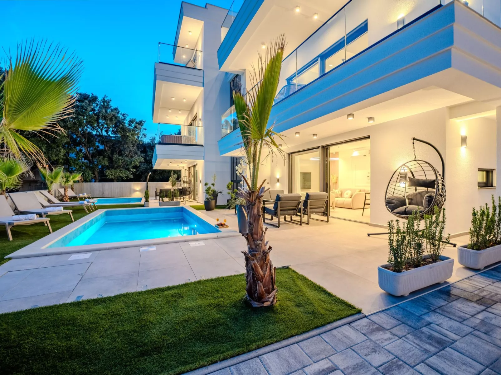 Zwei-Schlafzimmer-Wohnung Dantela mit privatem Pool - Inside