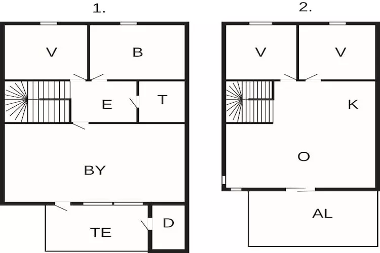6 person holiday home in Dyrvik-Floor plan