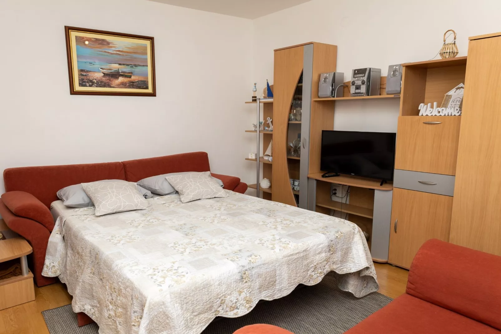 Apartments Sea Line - Two Bedroom Apartment with Terrace and Sea View-Chambre