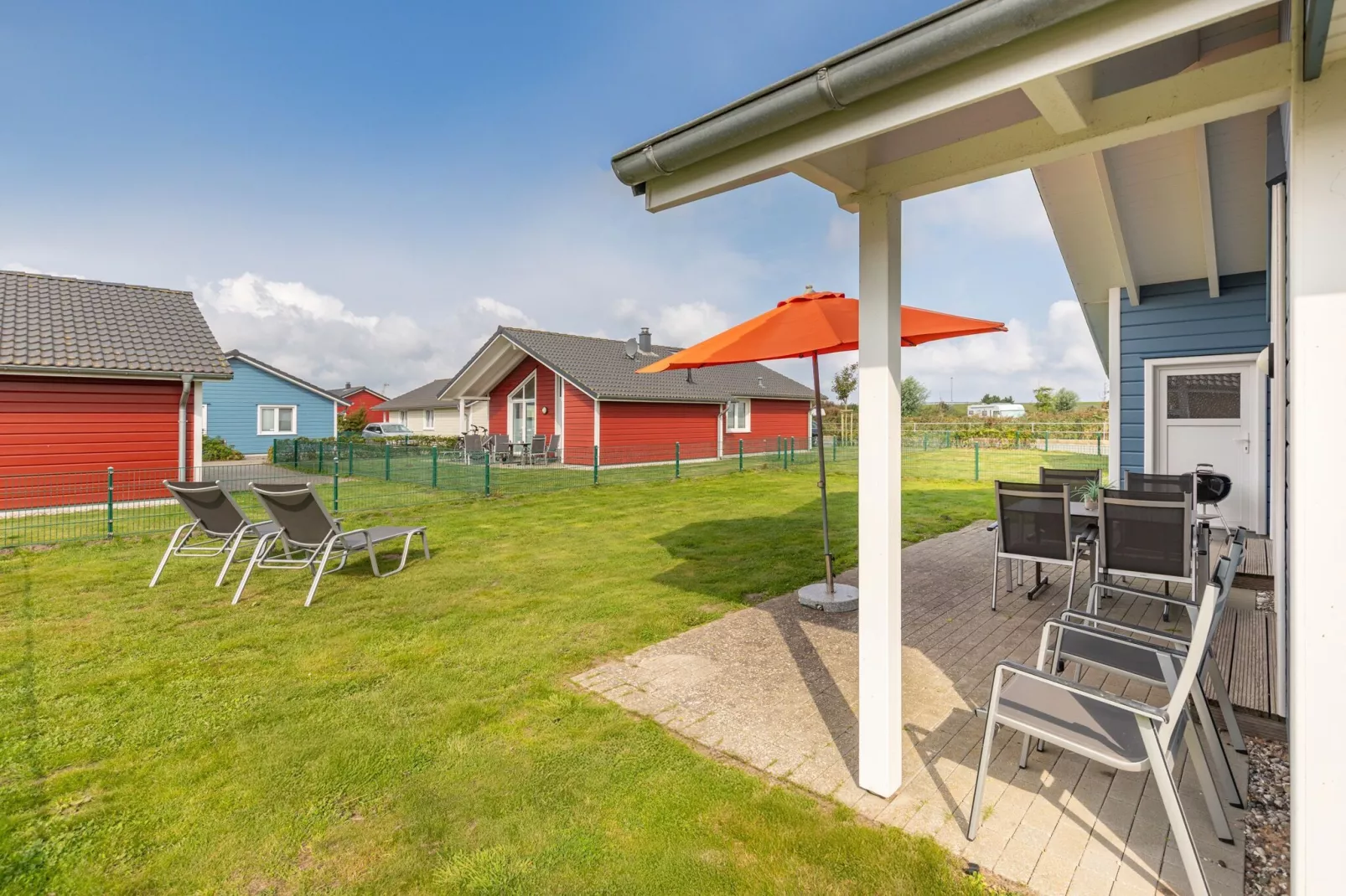 Ferienhaus Dagebüll - Bai E Dik 20-Gardens in summer