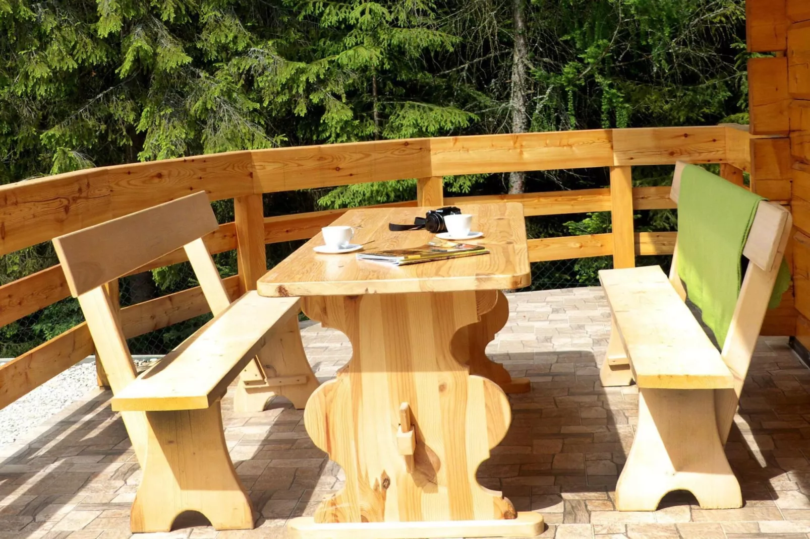 Domek pod Howyzem - Terrasse / balcon