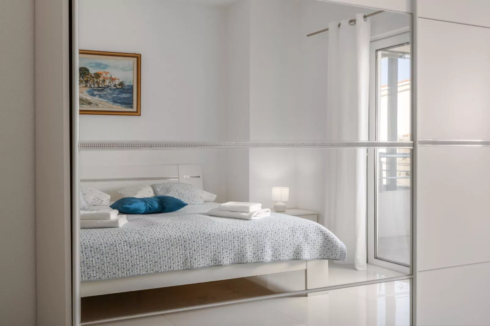 Villa Blanka - Six Bedroom Villa with Swimming Pool and Sea View-Schlafzimmer