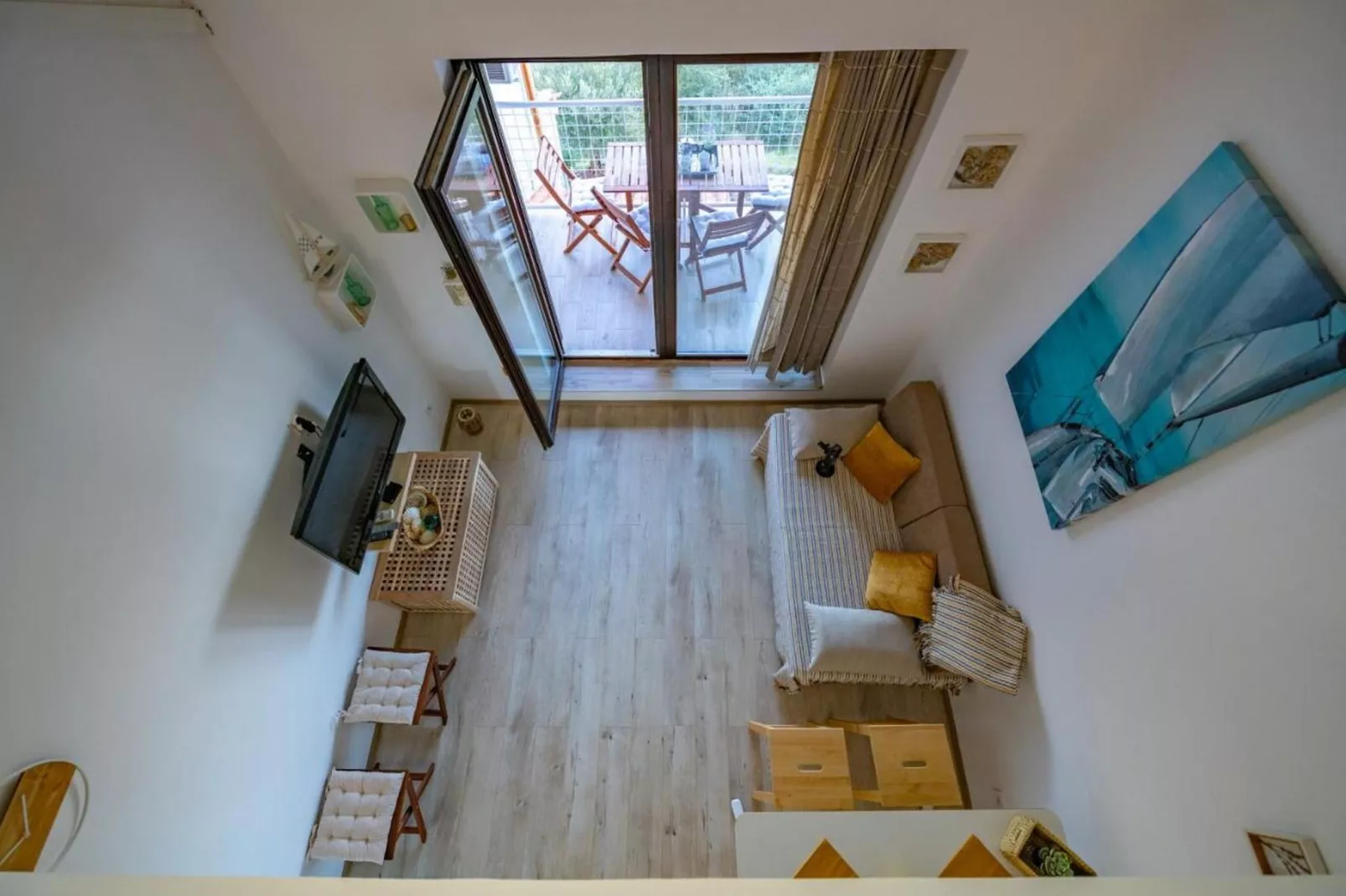 Apartment Baselak - Duplex One Bedroom Apartment with Balcony and Sea View - Indoor