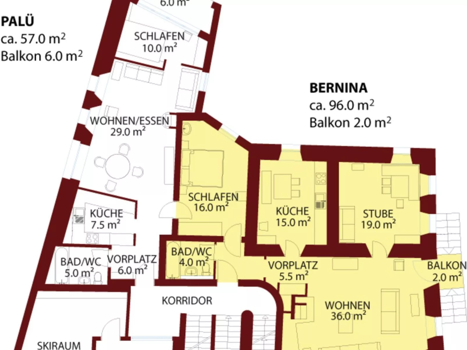 Chesa Michel Bernina - Dedans