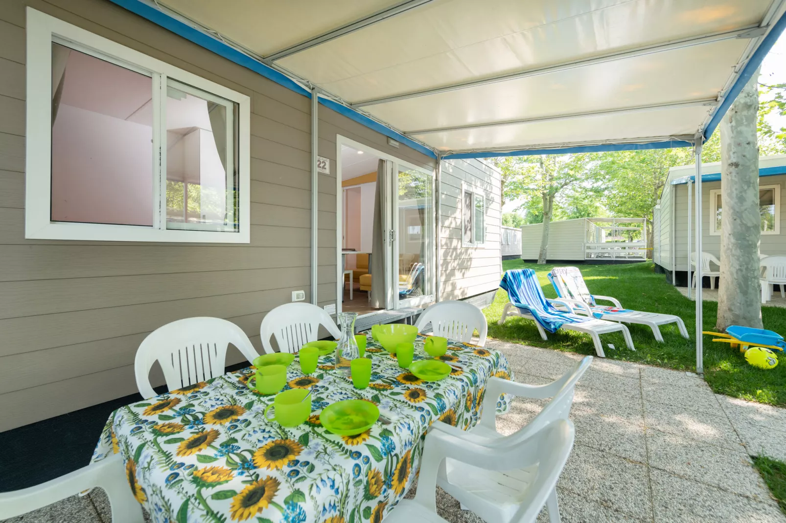 Mobile Homes San Francesco Desenzano-Garda Family-Terrace balcony
