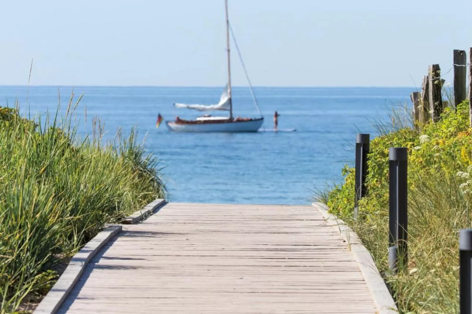 Ferienwohnung Eva mit Meerblick - strandnah - Gebiete Sommer 20 km