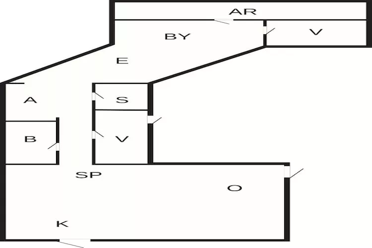 4 star holiday home in Juelsminde - Floor plan