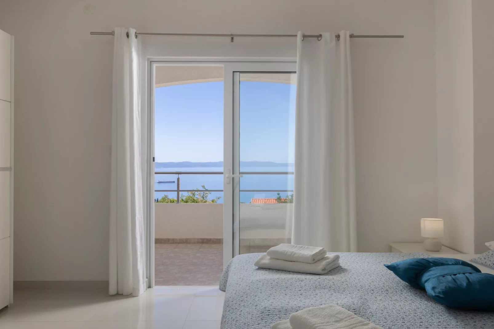 Villa Blanka - Six Bedroom Villa with Swimming Pool and Sea View-Schlafzimmer