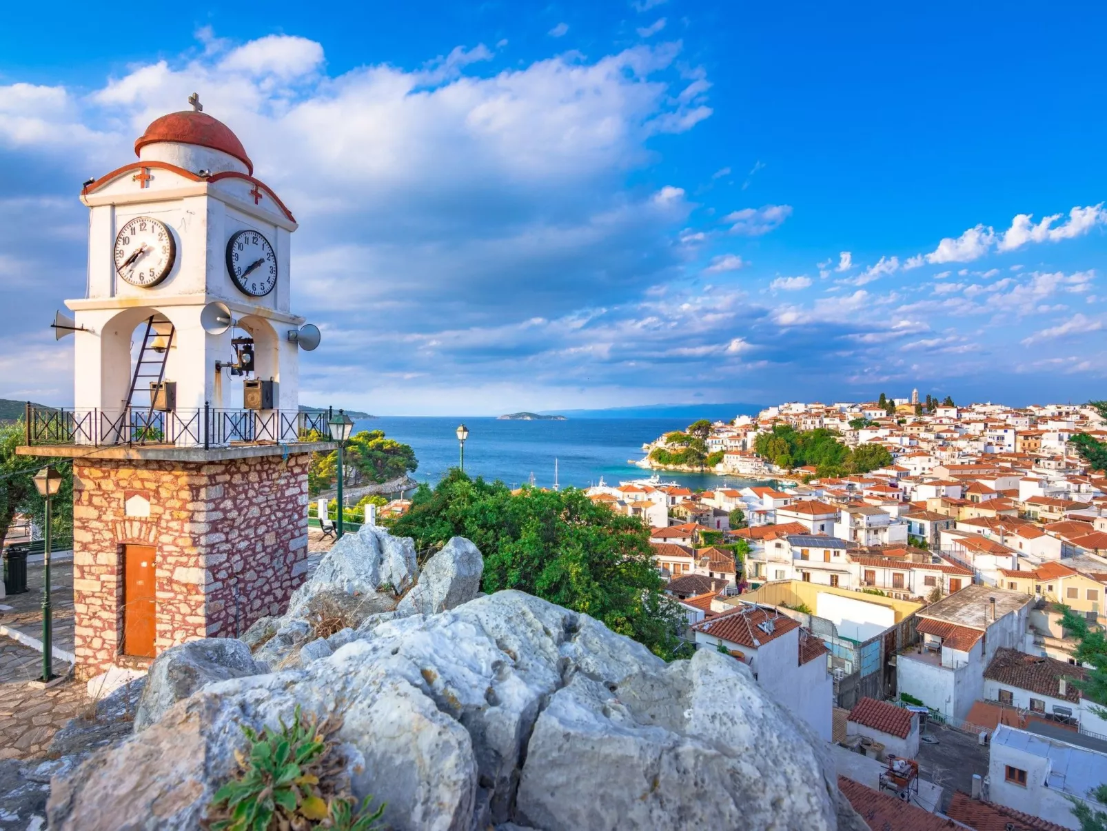 Skiathos Ferienhaus - Drinnen