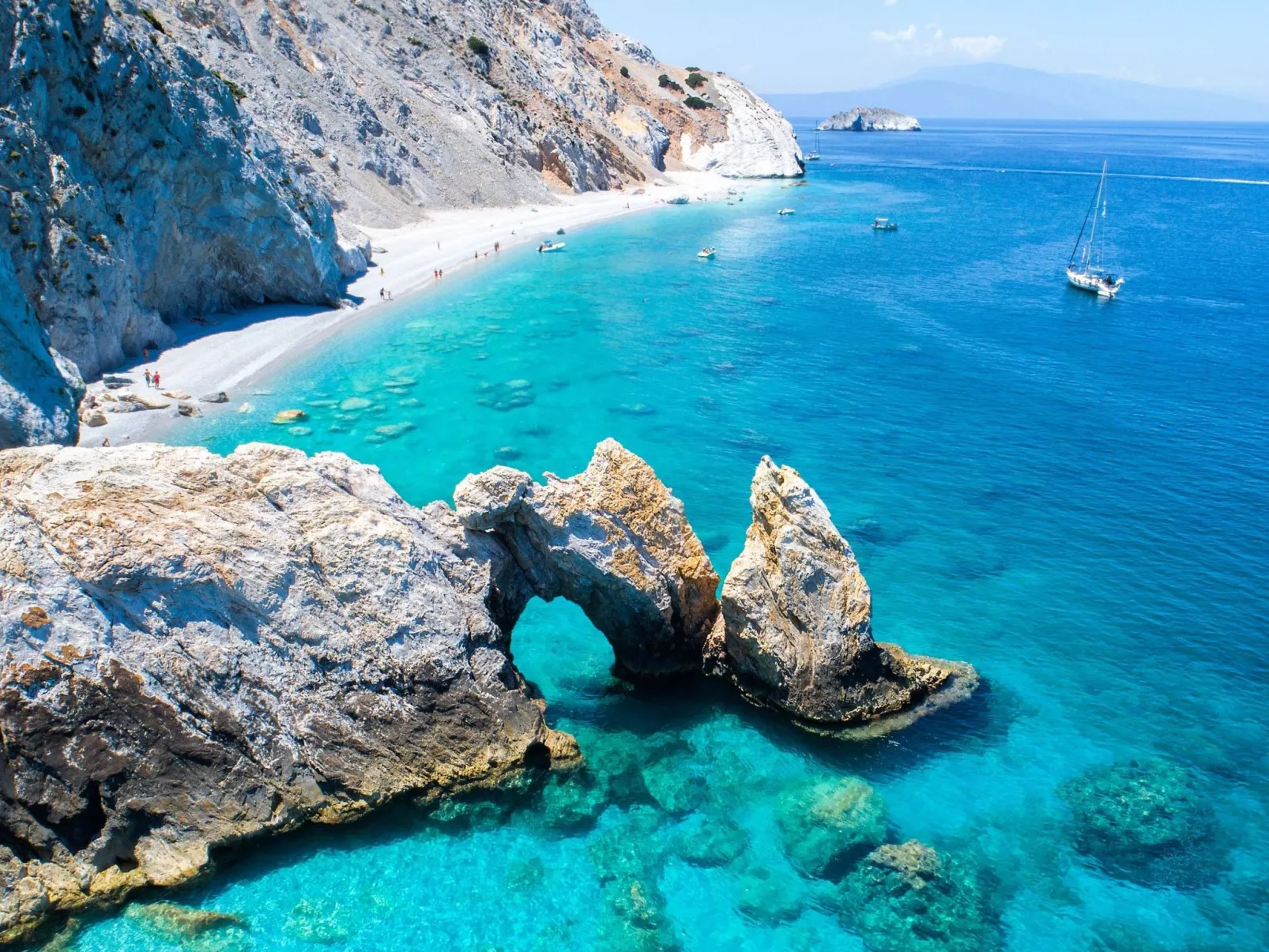 Skiathos Ferienhaus - Drinnen