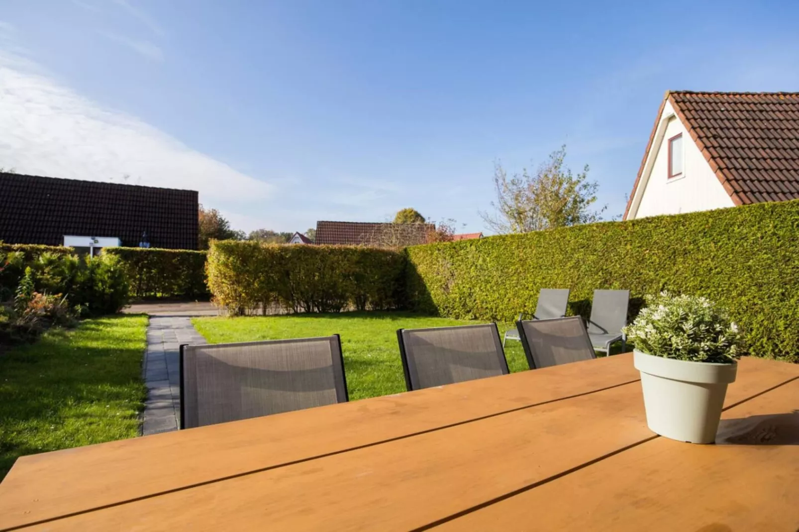 107 | Buizerd | Fijne bungalow met ruime tuin-Terrace balcony