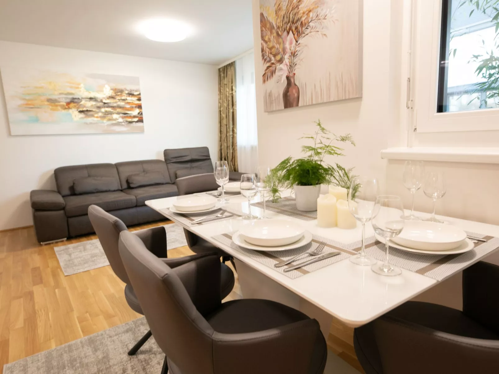 Moderne Wohnung in Kaisermühlen mit Garten und Panoramablick - Image-tags.info