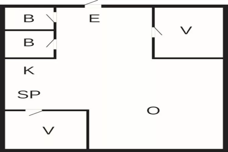 4 person holiday home in Hjørring-Floor plan