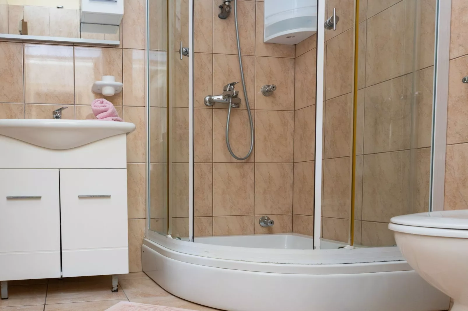 Apartments Sea Line - Two Bedroom Apartment with Terrace and Sea View-Salle de bain