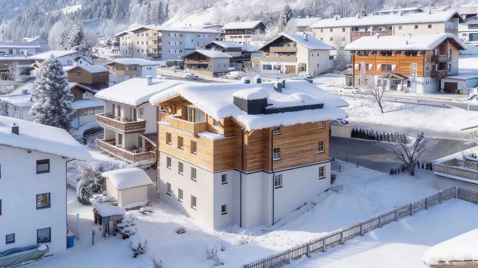 Haus Tauernblick Top 3-Außenbereich Winter
