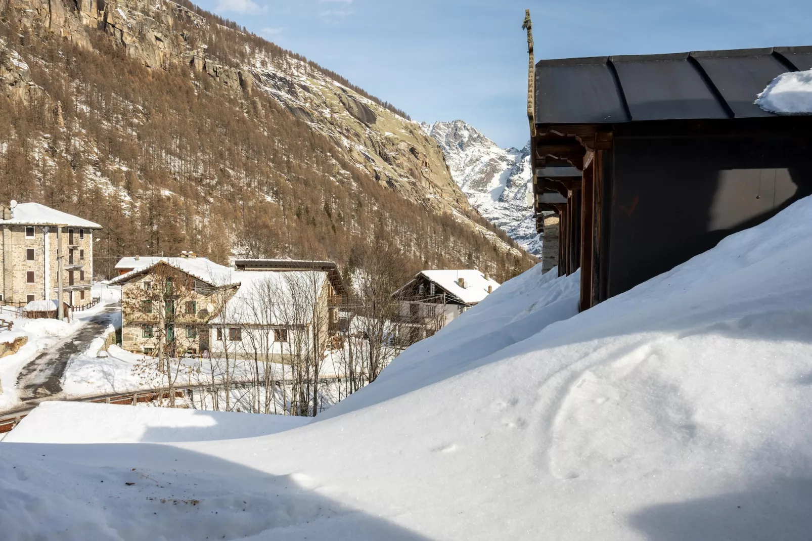 BILO 2 CERESOLE-Aussicht Winter