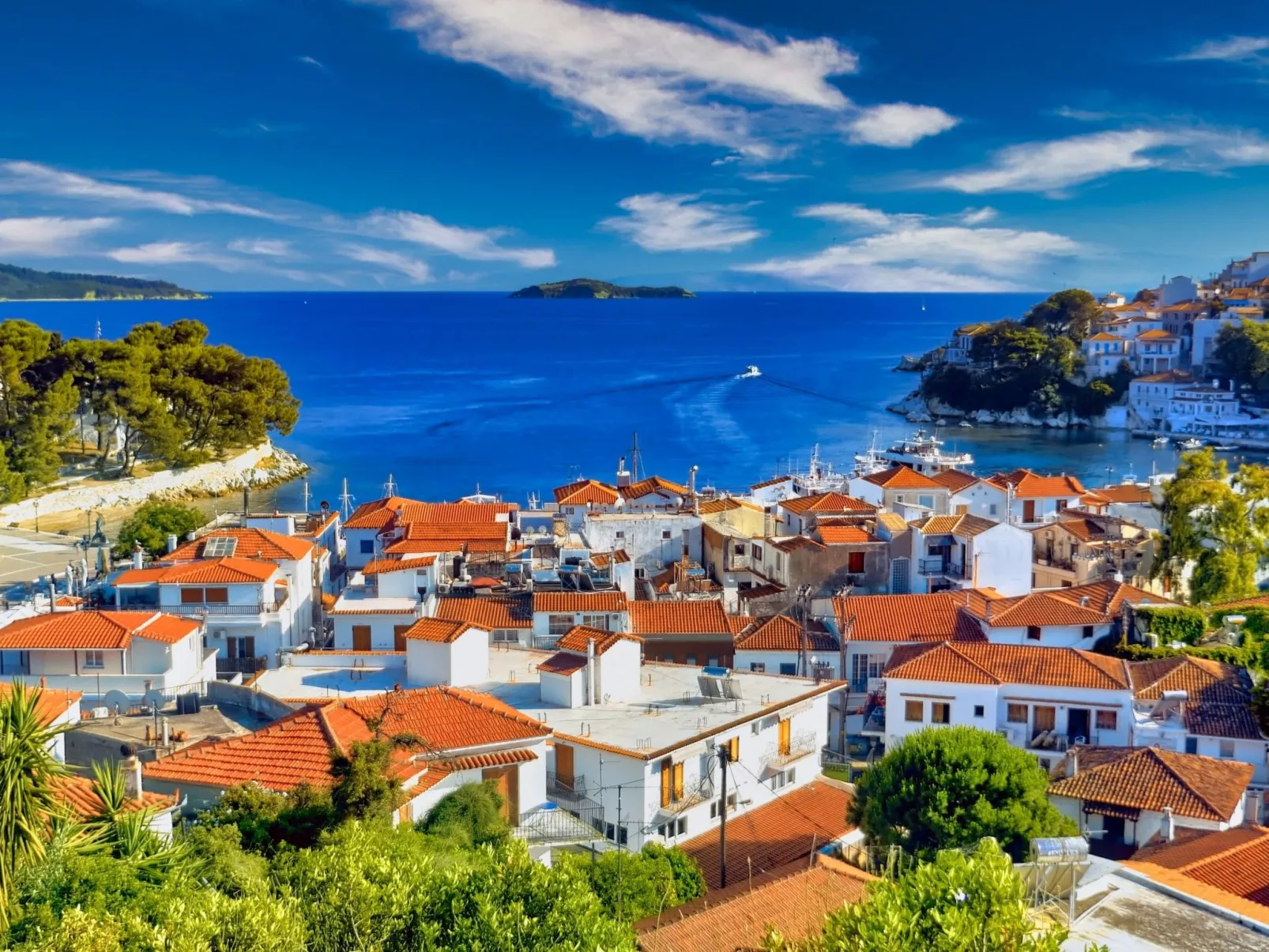 Skiathos Ferienhaus - Drinnen