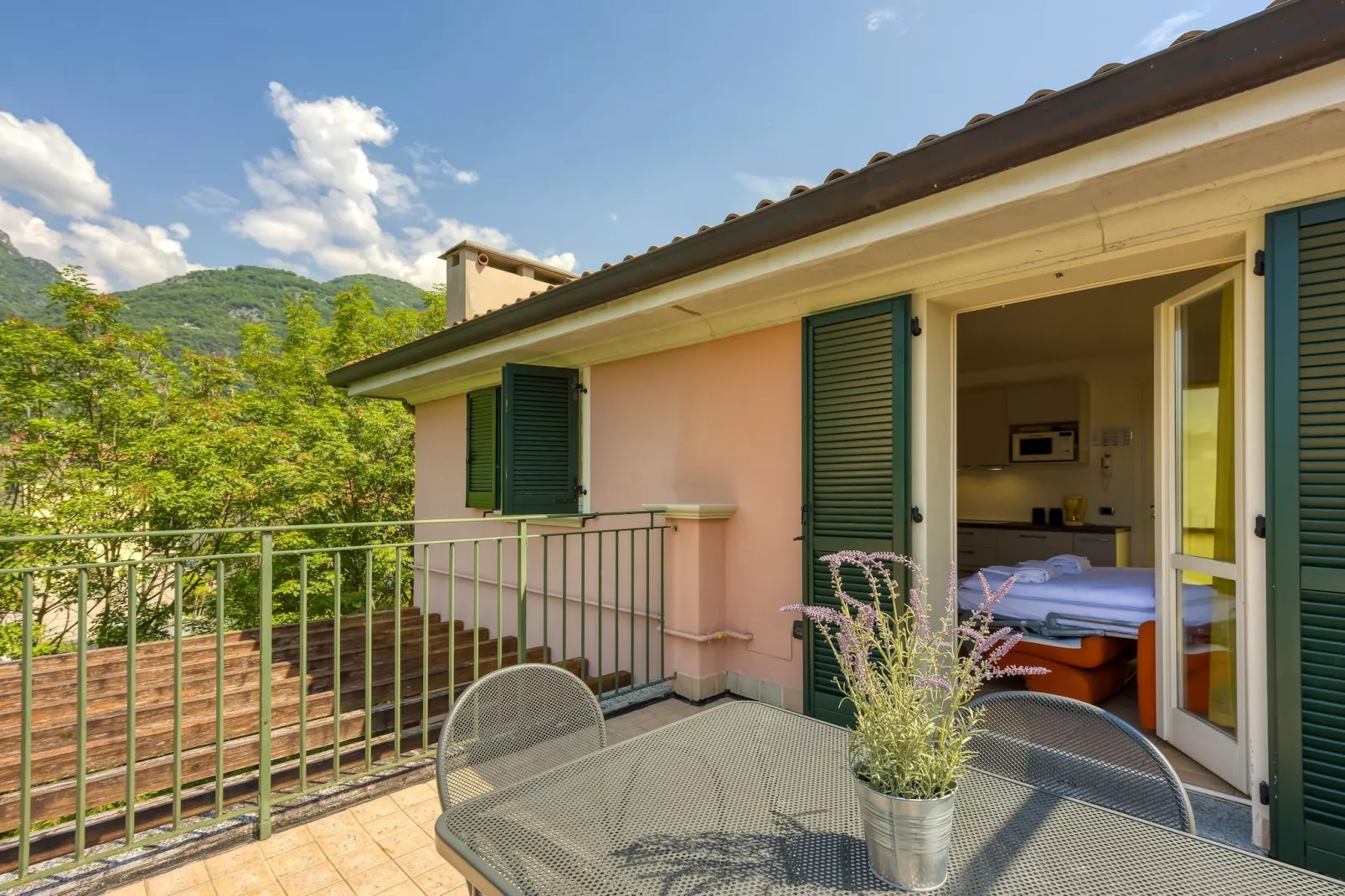 RESIDENCE PORTO LETIZIA - VILLAS-STUDIO 4 PAX VISTA LAGO DELUXE 8214 - VSLD4 - Terrace balcony