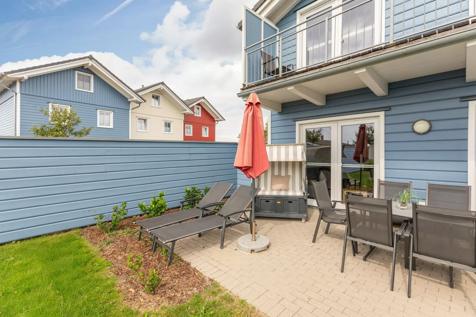 Reihenhaus in Dagebüll - Strandgut een-Terrace balcony