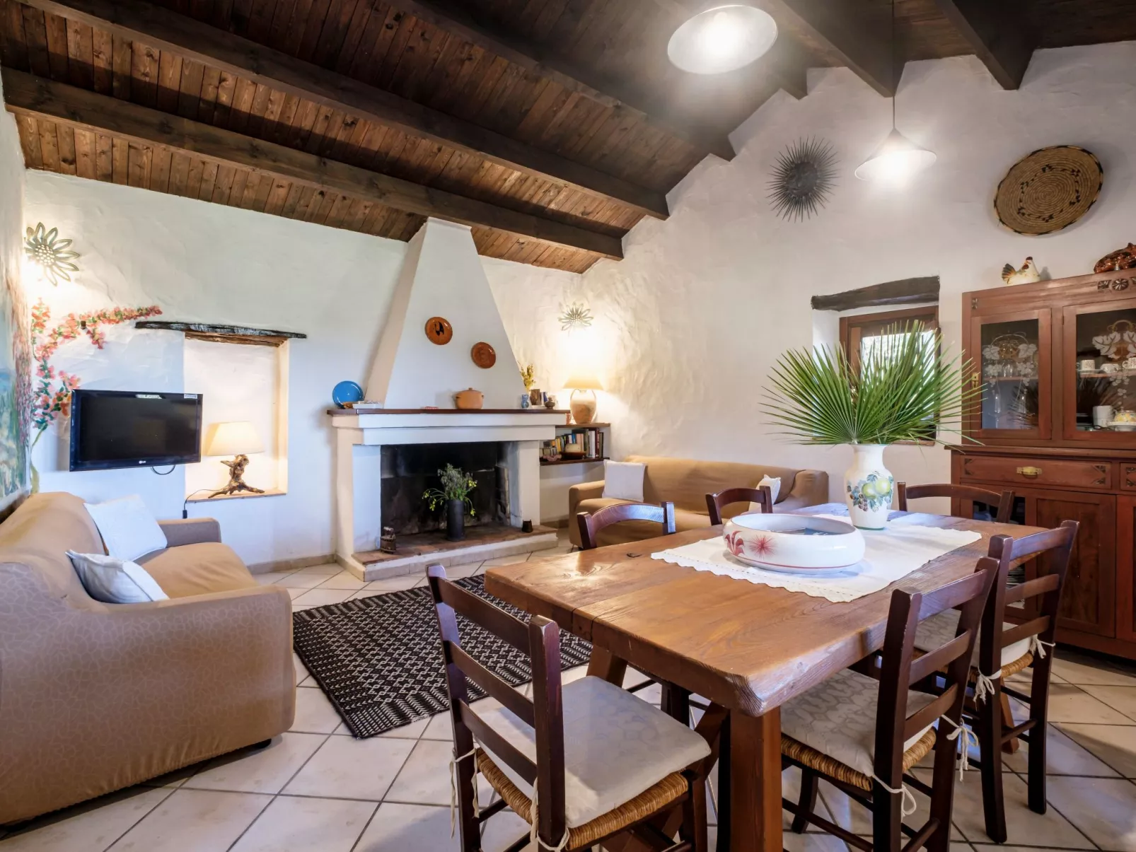 Altes gallurisches Bauernhaus mit Blick auf Olbia - Inside