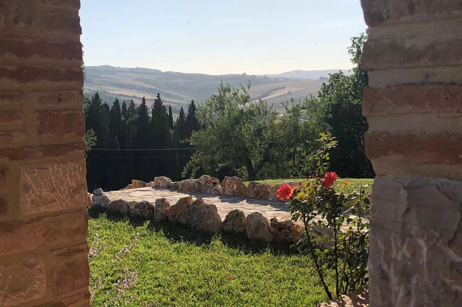 Villa Due Olive-View in summer