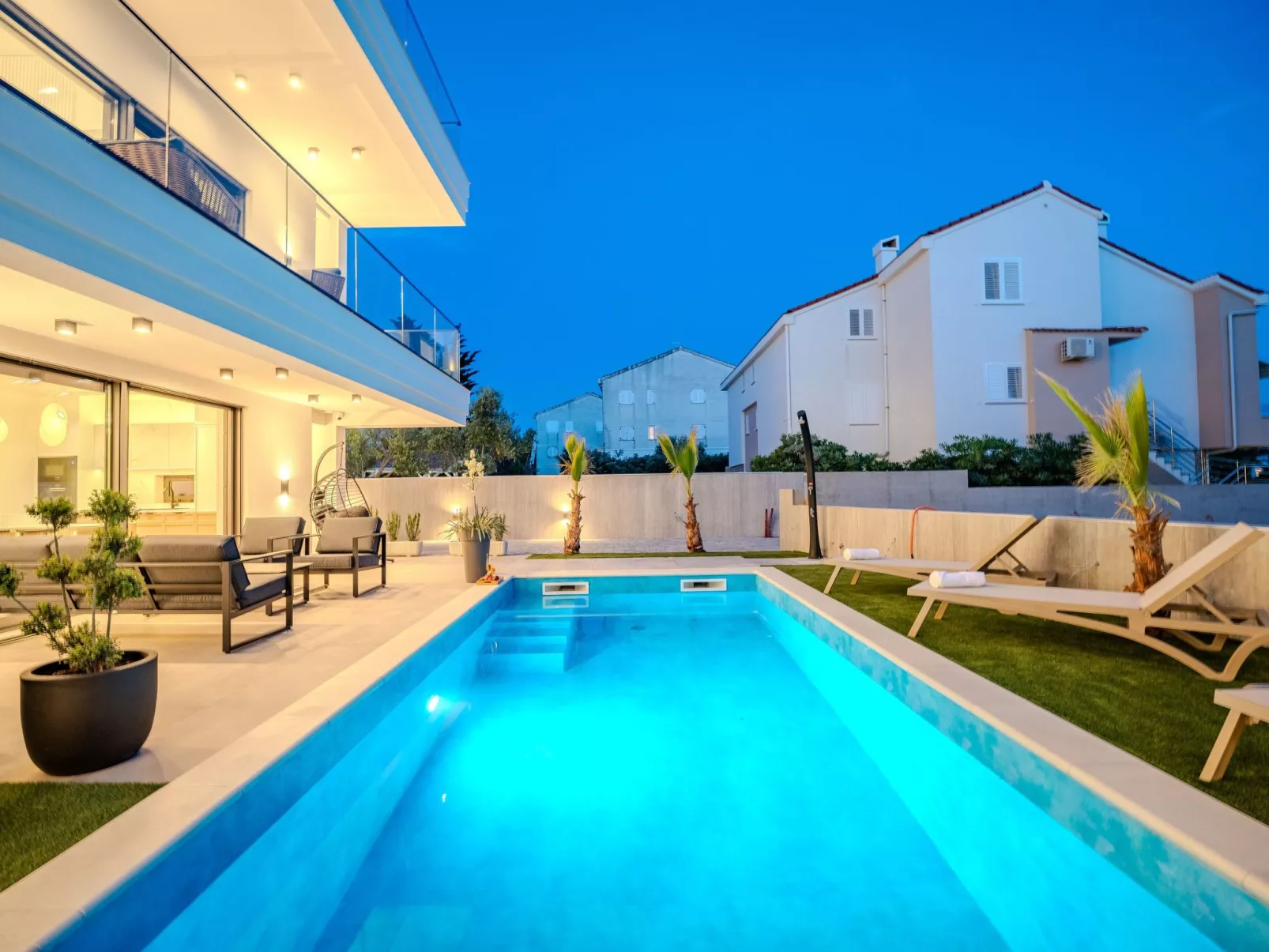 Zwei-Schlafzimmer-Wohnung Dantela mit privatem Pool - Inside